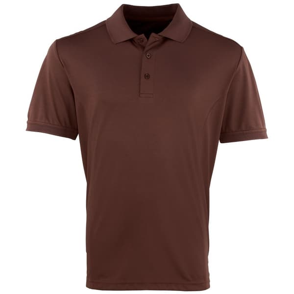 Premier Mens Coolchecker Pique Short-Sleeved Polo Shirt