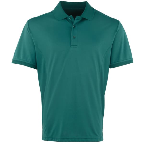 Premier Mens Coolchecker Pique Short-Sleeved Polo Shirt