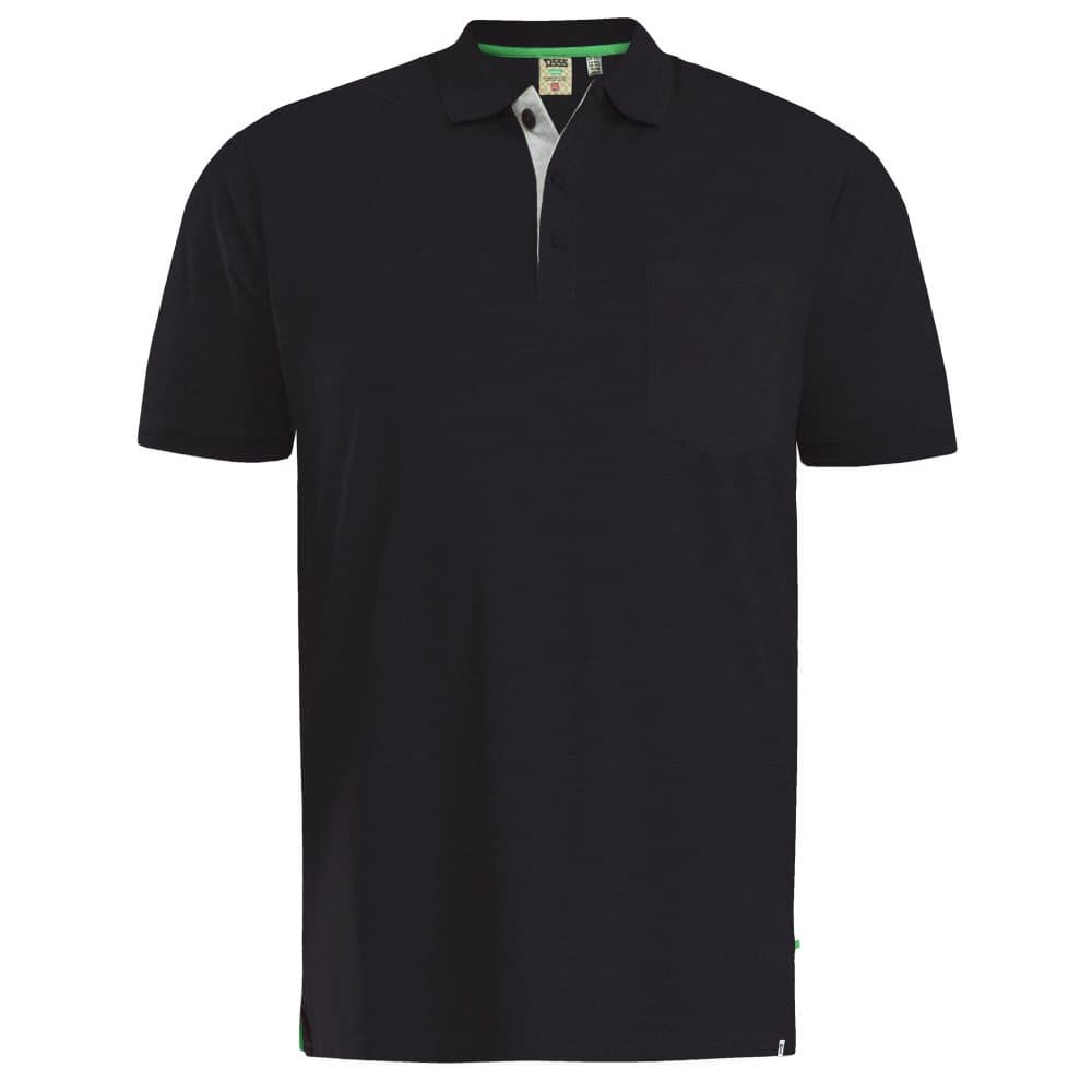 Duke Grant Pique Polo Shirt med bröstficka för män