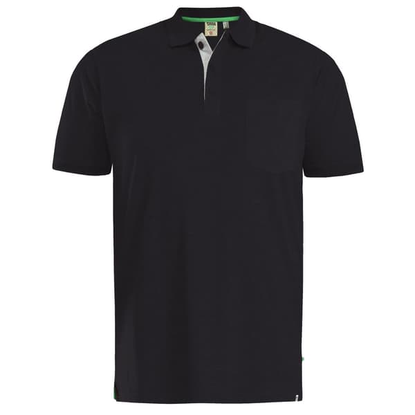 Duke Grant Polo Shirt för herrar Black L