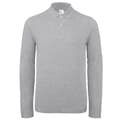 Miniatyrbilde 1 av 2: B&C Collection Mens Long Sleeve Polo Shirt