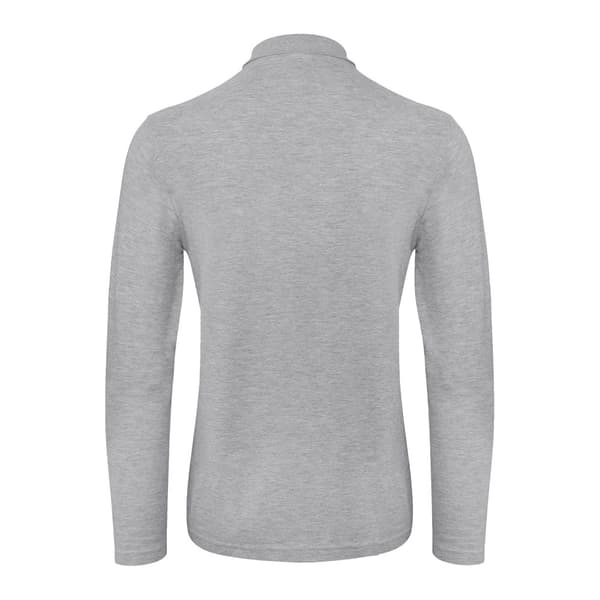 B&C Collection långärmad polotröja för män