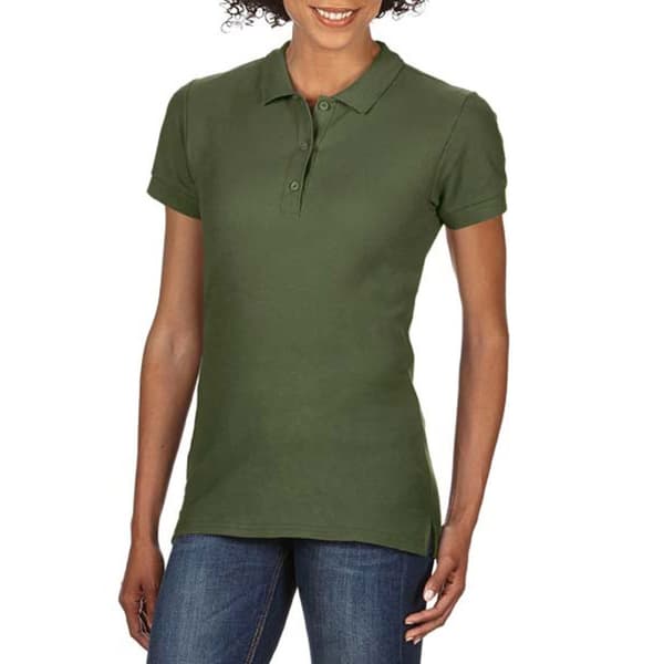 Gildan Premium Cotton Sport Double Pique Polo Shirt för kvinnor och damer