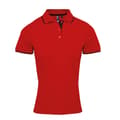 Miniatyrbilde 1 av 3: Premier Womens/Ladies Contrast Coolchecker Polo Shirt
