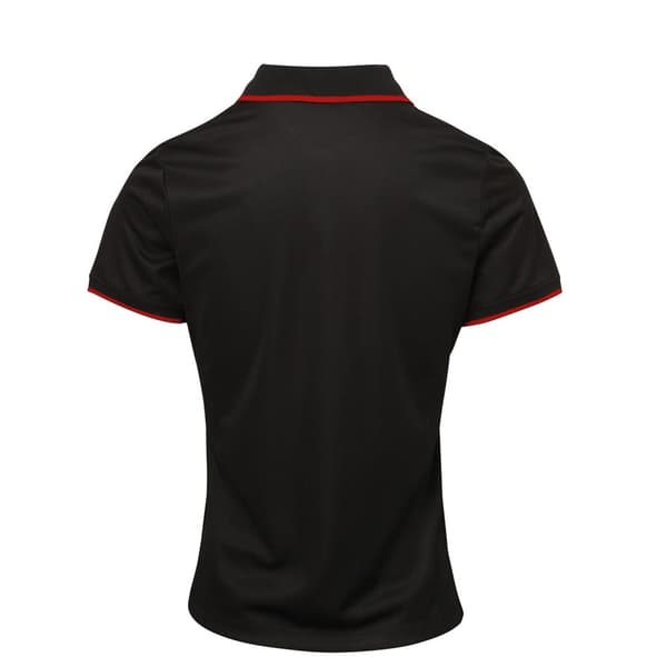Premier Womens/Ladies Contrast Coolchecker Polo Shirt