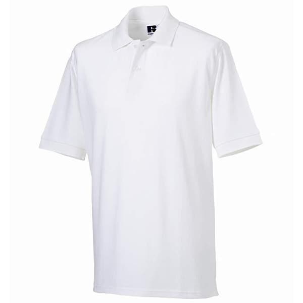 Russell Mens 100% Cotton Short Sleeve Polo Shirt
