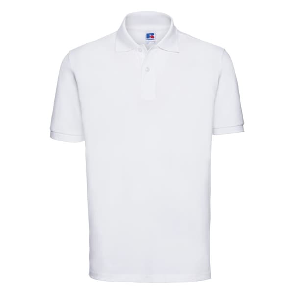 Russell Mens 100% Cotton Short Sleeve Polo Shirt
