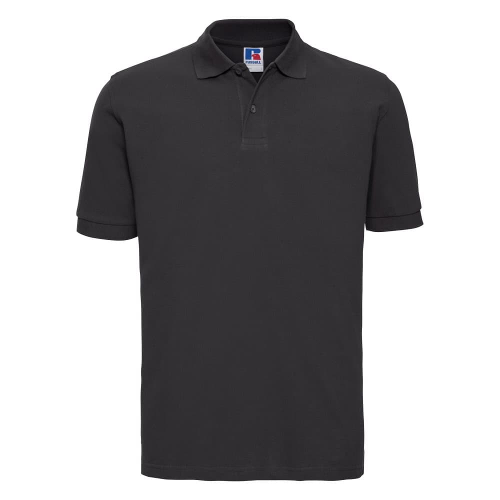 Russell Polo shirt med kort ärm i 100 % bomull för män
