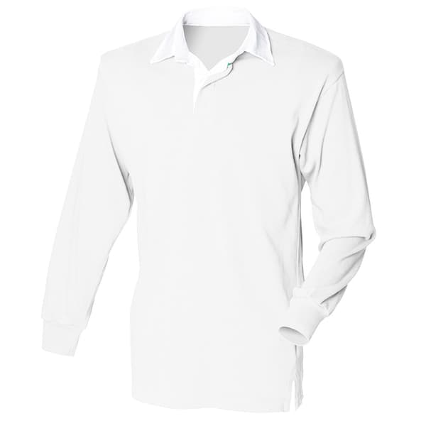 Front Row Long Sleeve Classic Rugby Polo Shirt