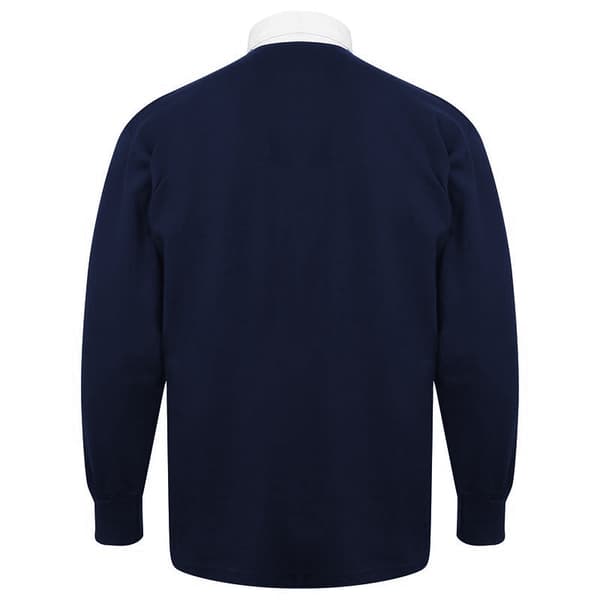 Front Row Long Sleeve Classic Rugby Polo Shirt