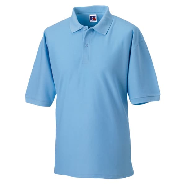 Russell Mens Classic Short Sleeve Polycotton Polo Shirt