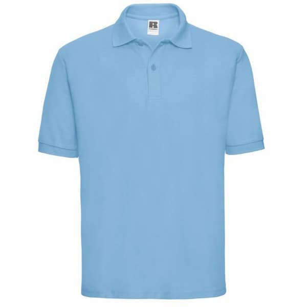 Russell Mens Classic Short Sleeve Polycotton Polo Shirt