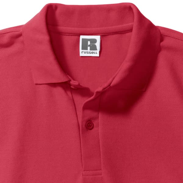 Russell Mens Classic Short Sleeve Polycotton Polo Shirt