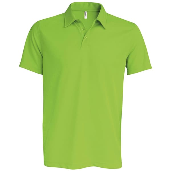 Kariban Proact Kortærmet performance poloshirt til mænd
