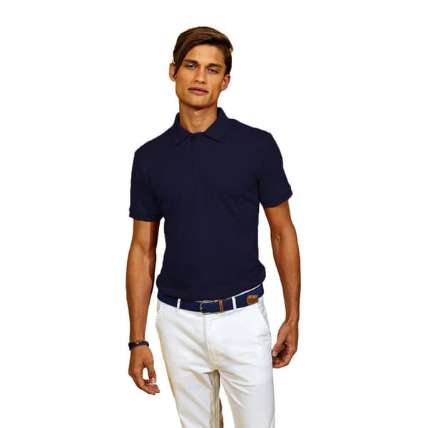 Asquith & Fox Super glat strikket poloshirt til mænd