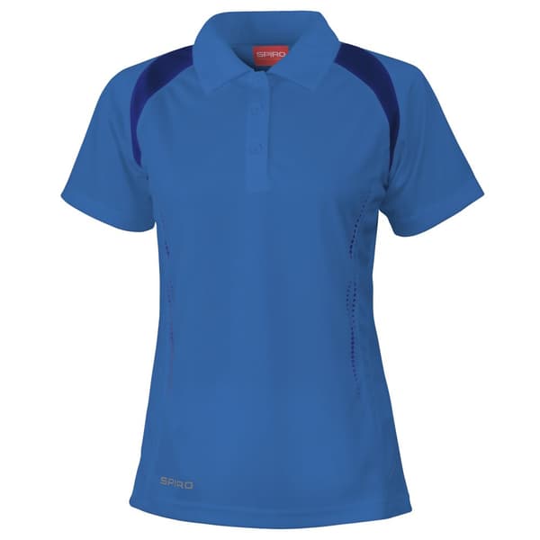 Spiro Womens/Ladies Sports Team Spirit Performance Polo Shirt för kvinnor och damer
