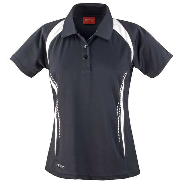 Spiro Womens/Ladies Sports Team Spirit Performance Polo Shirt