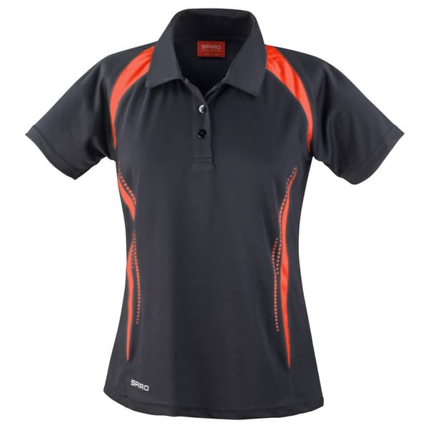 Spiro Womens/Ladies Sports Team Spirit Performance Polo Shirt