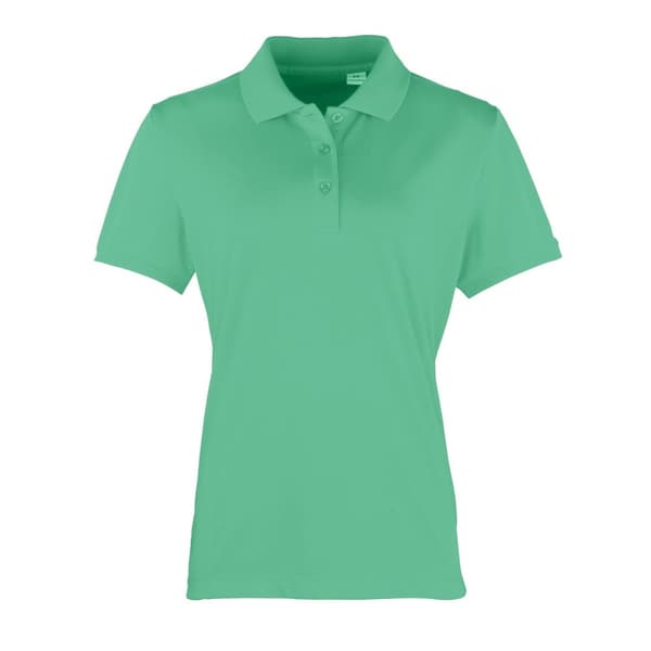 Premier Coolchecker kortærmet Pique Polo T-shirt med korte ærmer til kvinder/damer