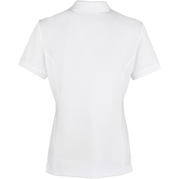 Premier Womens/Ladies Coolchecker Short Sleeve Pique Polo T-Shirt
