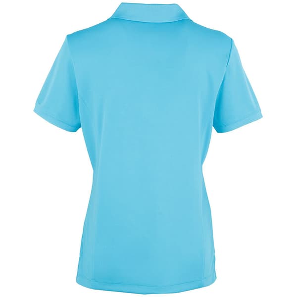 Premier Womens/Ladies Coolchecker Short Sleeve Pique Polo T-Shirt