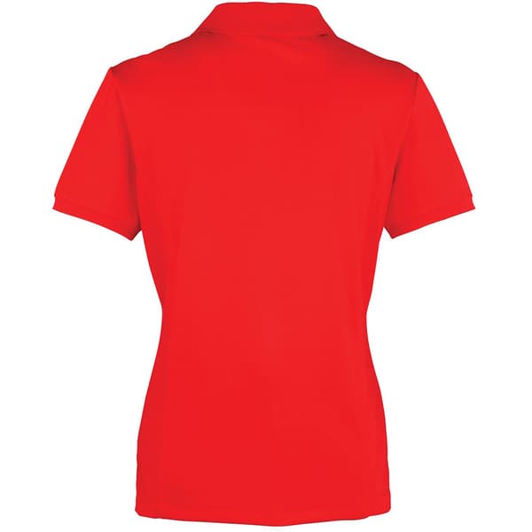 Premier Womens/Ladies Coolchecker Short Sleeve Pique Polo T-Shirt