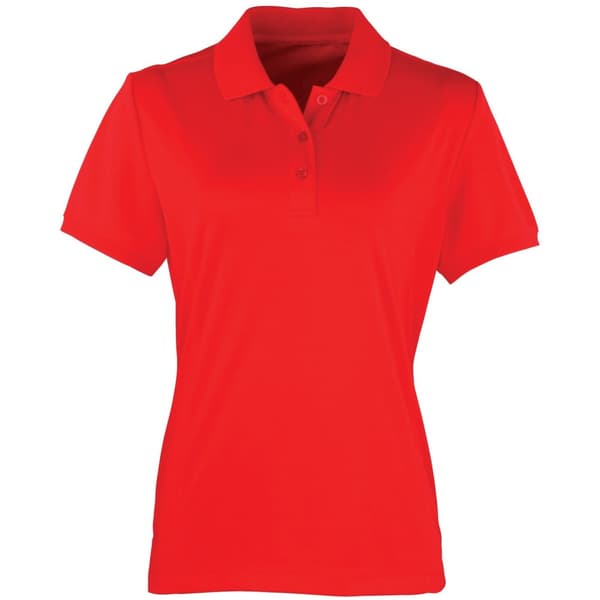 Premier Coolchecker kortærmet Pique Polo T-shirt med korte ærmer til kvinder/damer