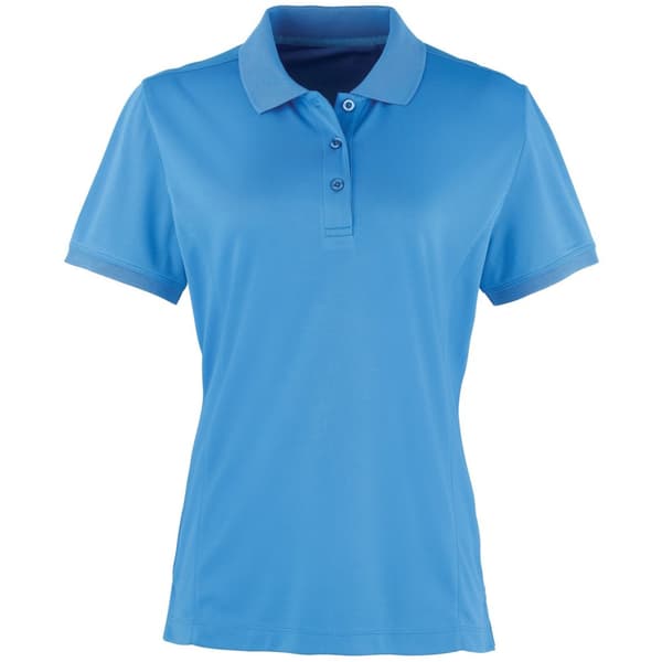 Premier Coolchecker kortærmet Pique Polo T-shirt med korte ærmer til kvinder/damer