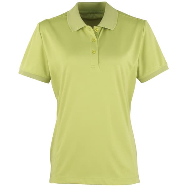Premier Womens/Ladies Coolchecker Short Sleeve Pique Polo T-Shirt