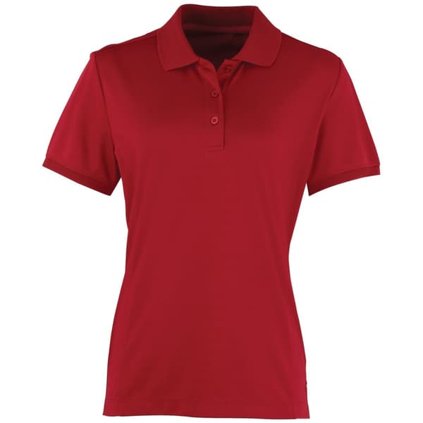 Premier Coolchecker kortærmet Pique Polo T-shirt med korte ærmer til kvinder/damer
