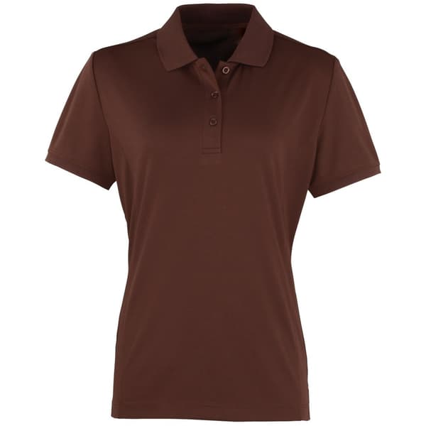 Premier Coolchecker kortærmet Pique Polo T-shirt med korte ærmer til kvinder/damer