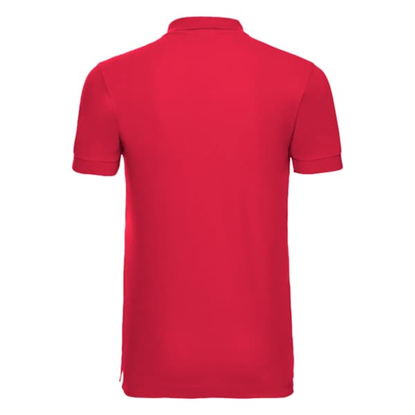 Russell Mens Stretch Short Sleeve Polo Shirt