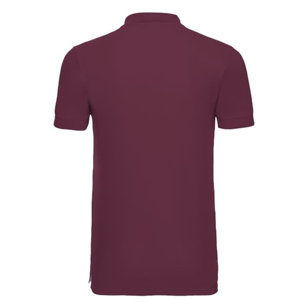 Russell Mens Stretch Short Sleeve Polo Shirt