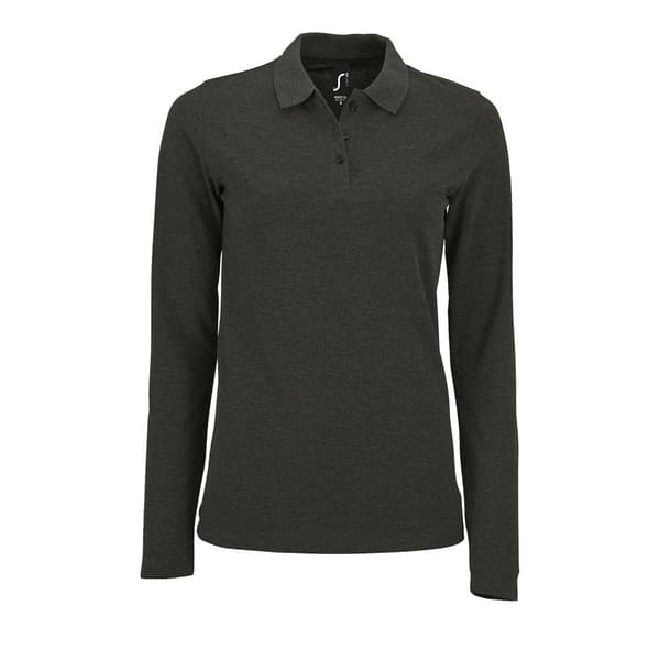 SOLS Womens/Ladies Perfect långärmad piképolotröja
