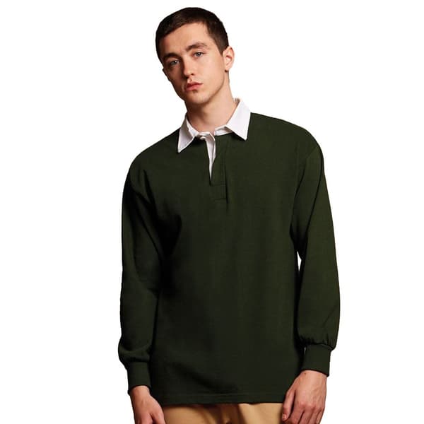 Front Row Mens Long Sleeve Sports Rugby Shirt