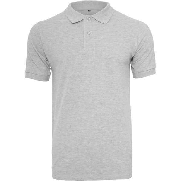 Build Your Brand Mens Pique Fitted Polo Shirt