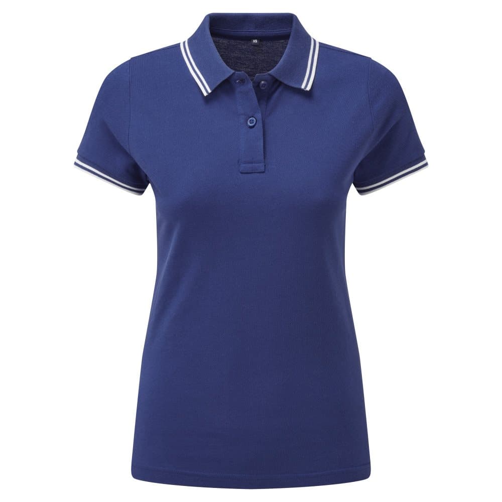 Asquith & Fox Kvinnor/Damer Classic Fit Polo med tippad trikå