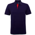 Pikkukuva 1 / 5: Asquith & Fox Mens Classic Fit Contrast Polo Shirt