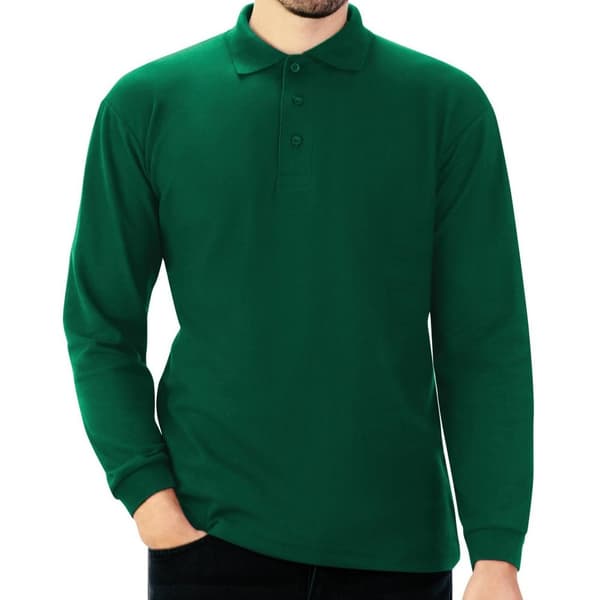 Casual Classic Mens Long Sleeve Polo