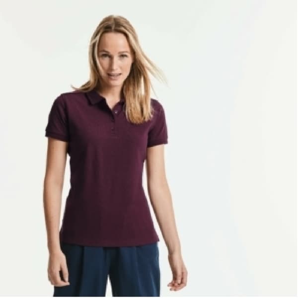 Russell Womens/Ladies Stretch Short Sleeve Polo Shirt