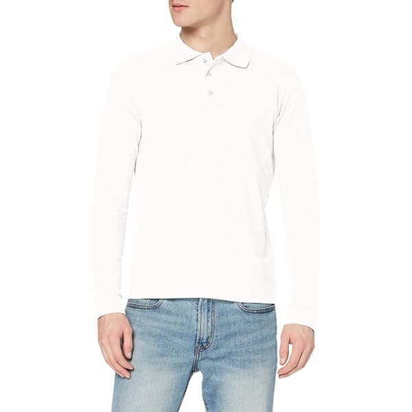 Stedman Mens Long Sleeved Cotton Polo