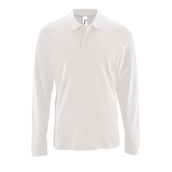 SOLS Perfect langærmet poloshirt med pique polo til mænd