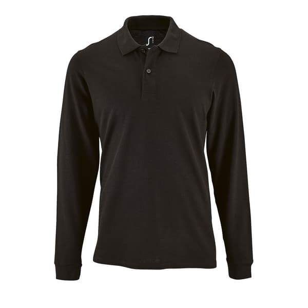 SOLS Perfect langærmet poloshirt med pique polo til mænd