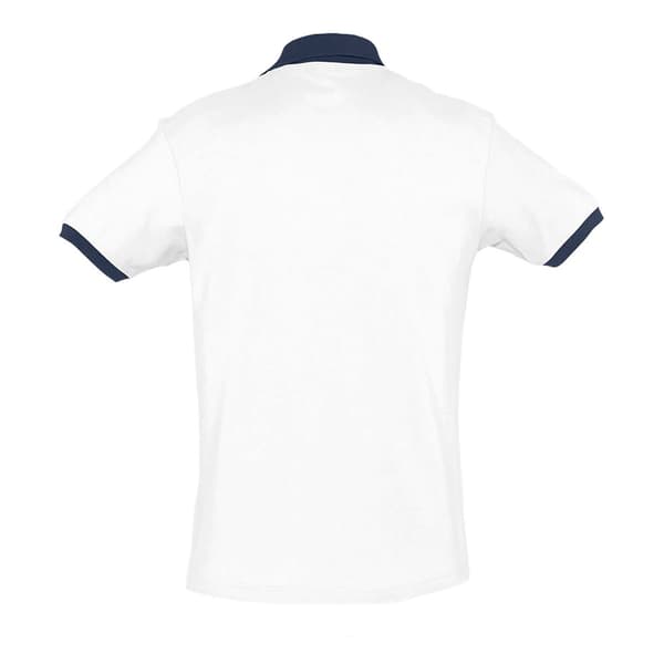 SOLS Prince Unisex Contrast Pique kortärmad polotröja i bomull med kontrastpiké