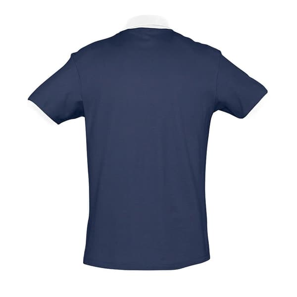 SOLS Prince Unisex Contrast Pique kortärmad polotröja i bomull med kontrastpiké