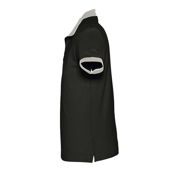 SOLS Prince Unisex Contrast Pique kortärmad polotröja i bomull med kontrastpiké