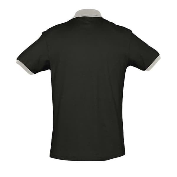 SOLS Prince Unisex Contrast Pique kortärmad polotröja i bomull med kontrastpiké