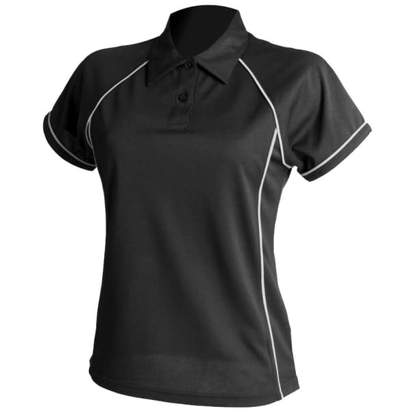 Finden & Hales Coolplus Piped Sports Polo Shirt för kvinnor