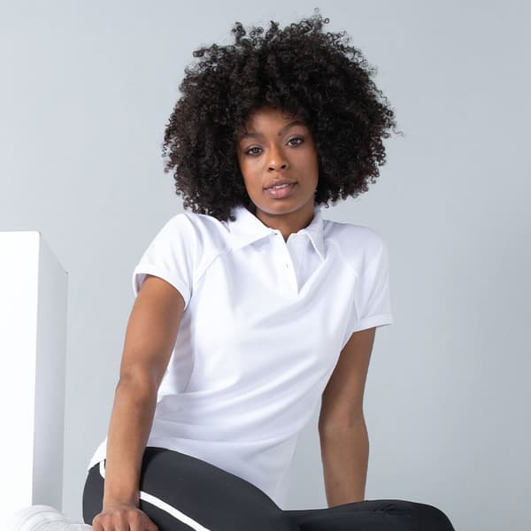 Finden & Hales Coolplus Piped Sports Polo Shirt för kvinnor