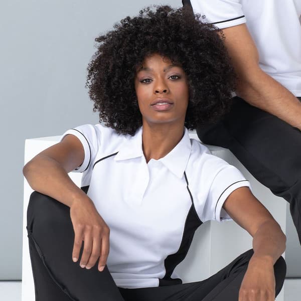 Finden & Hales Coolplus Piped Sports Polo Shirt för kvinnor